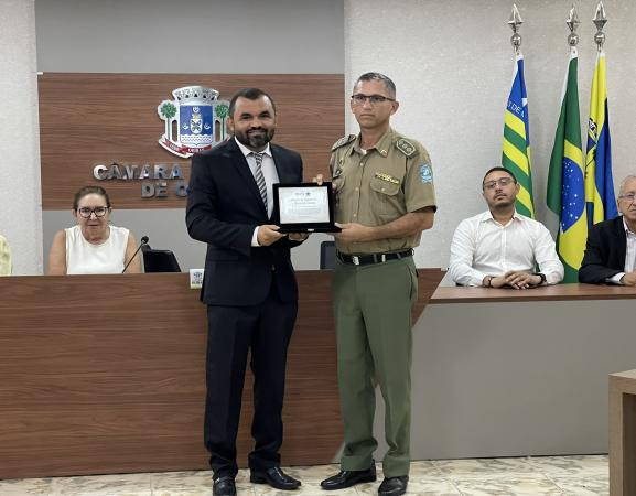 Câmara de Oeiras realiza sessão solene em homenagem aos 190 anos da Polícia Militar do Piauí